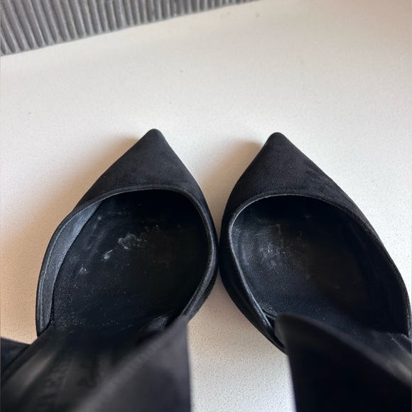 BURBERRY Virna 105 Black Suede Classic Pumps Heels 36 - Picture 14 of 15